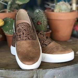 Western slip on sneakers